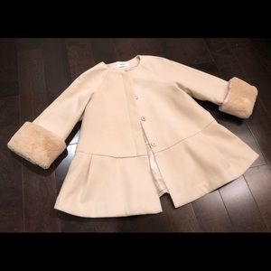 Snidel brand new cream beige coat